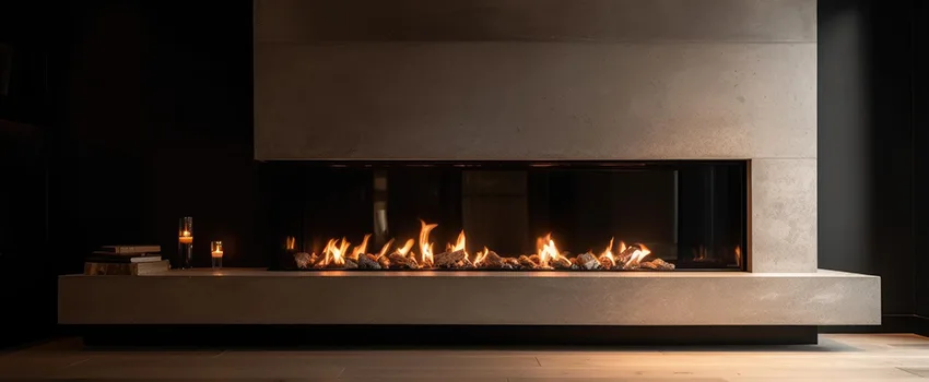 Gas Fireplace Ember Bed Design Services in Idylwood, Virginia