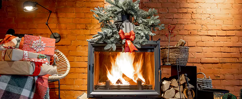 Travis Industries Linear Gas Fireplace Installation in Idylwood, Virginia