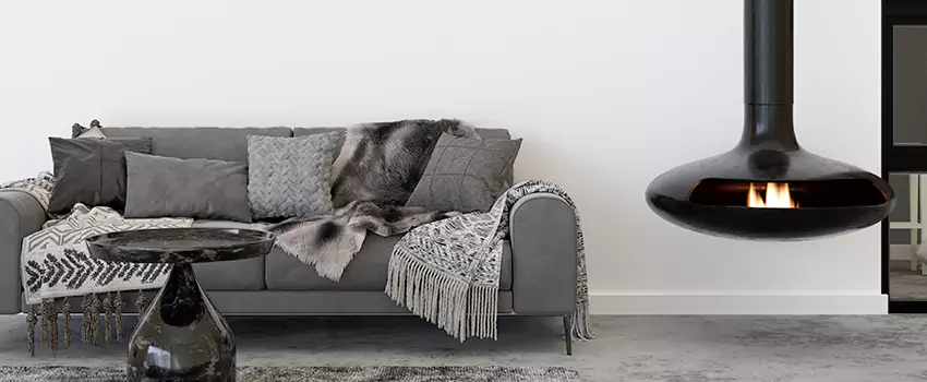 Circular Hanging Fireplace Installation Services in Idylwood, VA